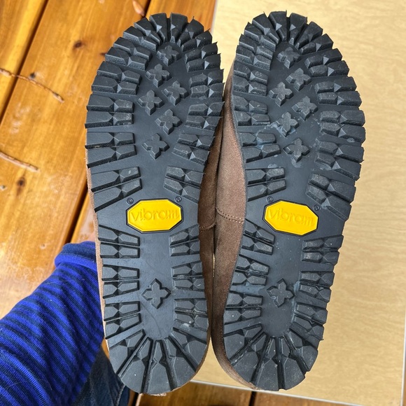 Punto Pigro Wm’s Chunky Lace Up Ankle Boot In Brown Suede Leather Sz 9/40 - Picture 8 of 16